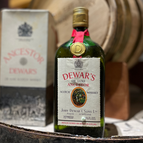 Dewars De Luxe Ancestor 1960s Blended Scotch Whisky - 75cl 40%